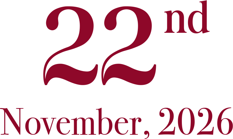 22nd November, 2026